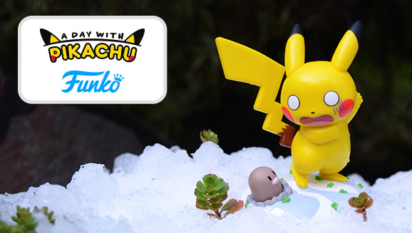 ‘Surprising Weather Ahead’ Pikachu Figure from Funko at the Pokémon Center