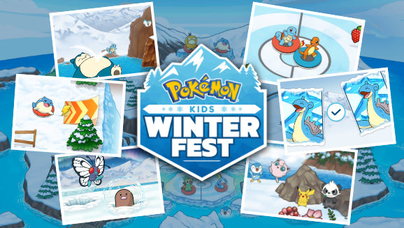 Play Minigames and Enjoy Fun Activities at Pokémon: Kids Winter Fest