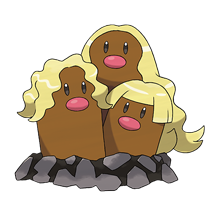 Dugtrio - Dugtrio de Alola