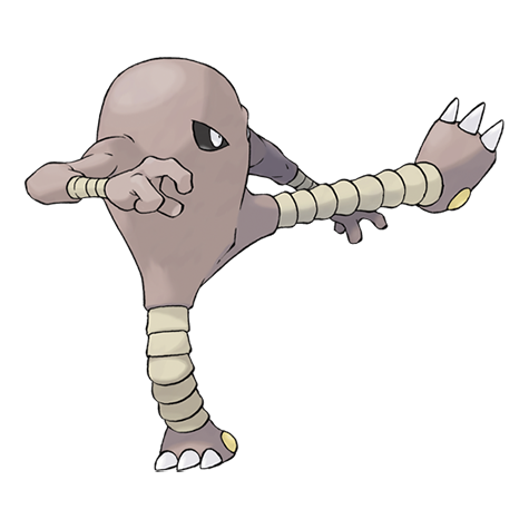 Hitmonlee Pok dex Hitmonlee Pok dex
