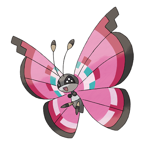 Vivillon Motivo Floral