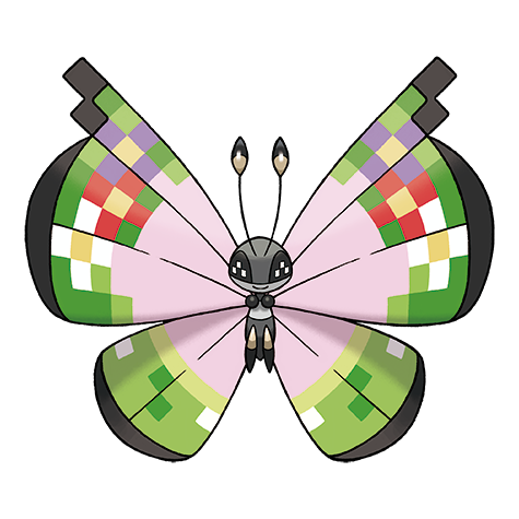 Vivillon Motivo Fantasía