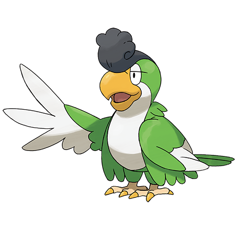 Squawkabilly Plumaje Verde