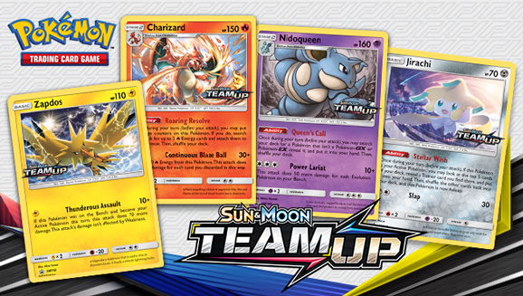 Try New Cards with Friends at a Sun & Moon—Team Up Prerelease!