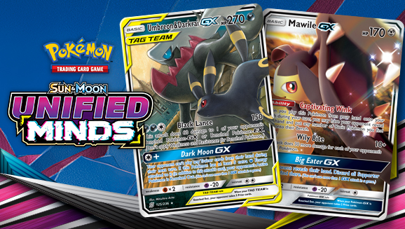 New Pokémon-GX from the Pokémon TCG: Sun & Moon—Unified Minds Expansion