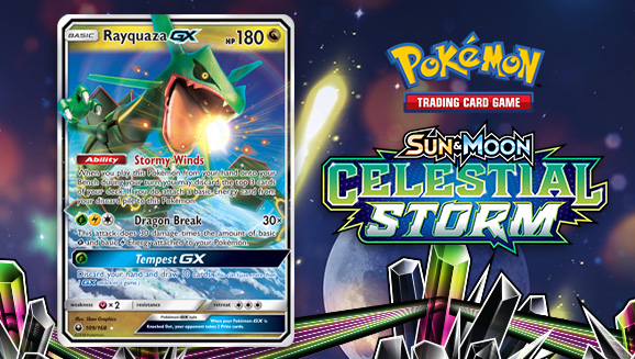 Rayquaza GX - Sun & Moon: Celestial Storm - Pokemon