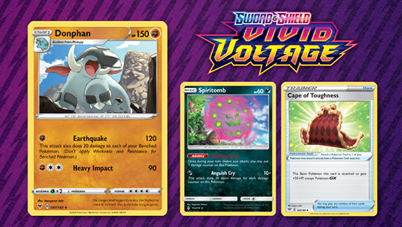 Sword & Shield—Vivid Voltage Deck Strategy: Donphan and Spiritomb