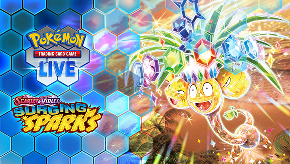 Scarlet & VioletSurging Sparks Now Playable in Pokmon TCG Live | Pokemon .com Scarlet & VioletSurging Sparks Now Playable in Pokmon TCG Live | Pokemon .com