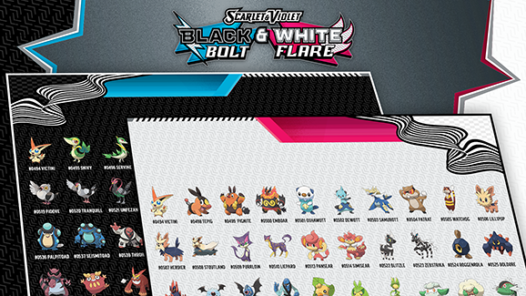 Collect Unova Pokémon in Black Bolt and White Flare