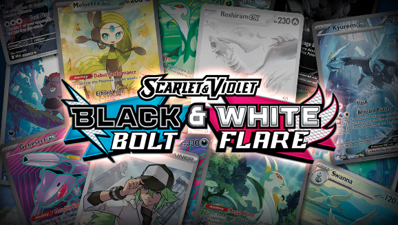 Browse the Cards of Scarlet & Violet—Black Bolt and White Flare!