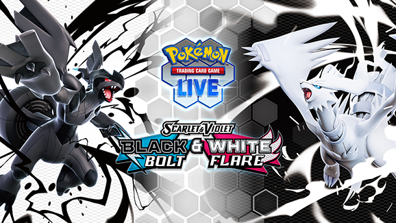 Battle with Pokémon TCG: Scarlet & Violet—Black Bolt and White Flare on Pokémon TCG Live