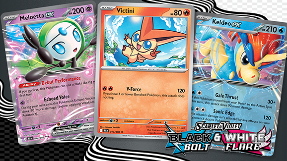 Pokémon TCG Black Bolt and White Flare Triple Play: Mythical Might