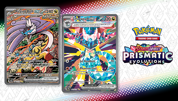 Reprint Glow-Ups from the Scarlet & Violet—Prismatic Evolutions Expansion