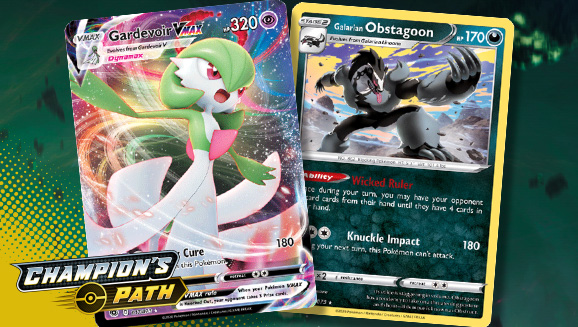 Gardevoir VMAX, Incineroar V, and More in Pokémon TCG: Champion’s Path 