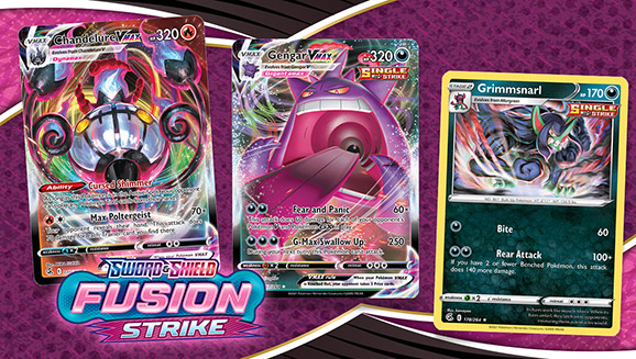 Chandelure VMAX, Genesect V, and More in Pokémon TCG: Sword & Shield—Fusion Strike