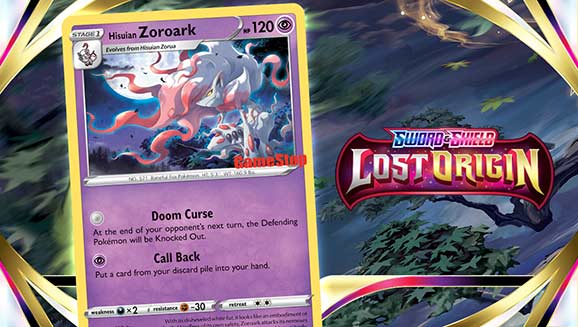 Get a Pokémon TCG: Sword & Shield—Lost Origin Hisuian Zoroark Promo Card