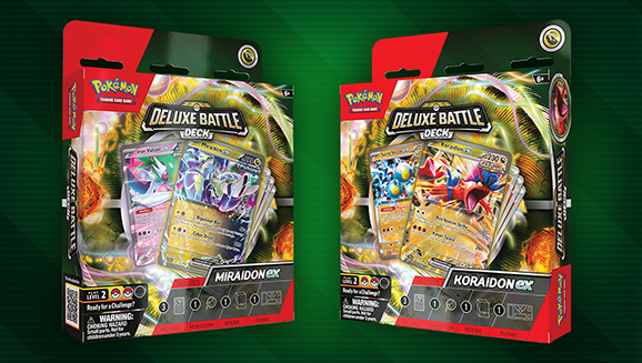 Pokémon TCG: Miraidon ex Deluxe Battle Deck Pokémon TCG: Koraidon ex Deluxe Battle Deck