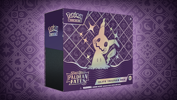 <em>Scarlet & Violet—Paldean Fates</em> Elite Trainer Box