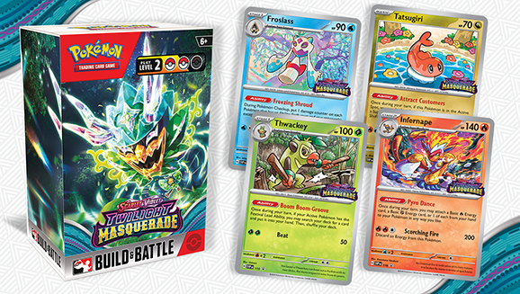 Uncover Festival Vibes with the Pokémon TCG: Scarlet & Violet—Twilight Masquerade Build & Battle Box
