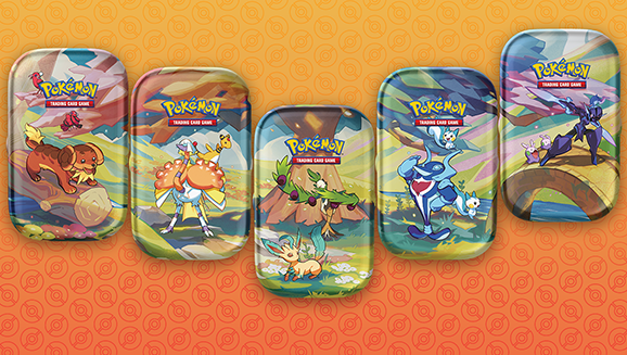 Pokémon Vibrant Paldea Mini Tins Trading Card Game, Assorted Pokémon Vibrant Paldea Mini Tins Trading Card Game, Assorted
