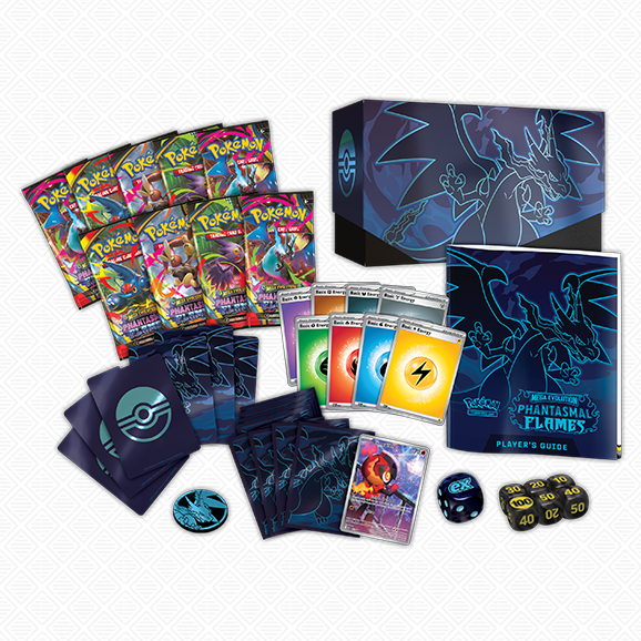 Pokémon TCG: Mega Evolution—Phantasmal Flames Elite Trainer Box ...