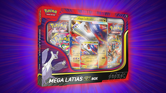 thumbnail image 2 of Pokemon TCG: Mega Evolution Mega Latias Ex Box (Factory Sealed W/ 4 Booster Packs) 2 of 6