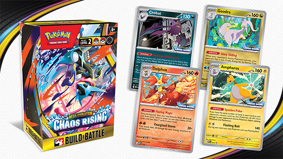Get a Pokémon TCG: Mega Evolution—Chaos Rising Build & Battle Box Early - Pokemon.com