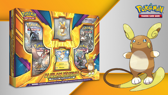 Pokémon TCG: Alolan Raichu Figure Collection