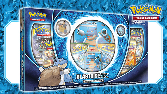 Pokémon TCG: Blastoise-<em>GX</em> Premium Collection