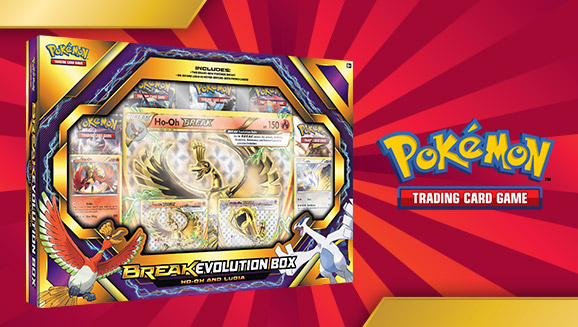 Pokémon TCG: BREAK Evolution Box Featuring Ho-Oh and Lugia