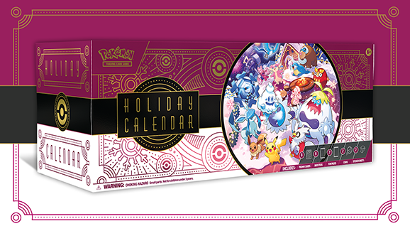 Pokemon Advent Calendar 2023 - 24 Days Of Surprises With Holo Cards & Bonus Packs!