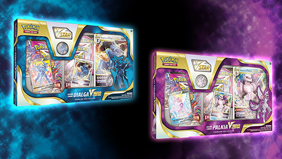 Pokémon TCG: Origin Forme Dialga VSTAR and Origin Forme Palkia VSTAR Premium Collections 