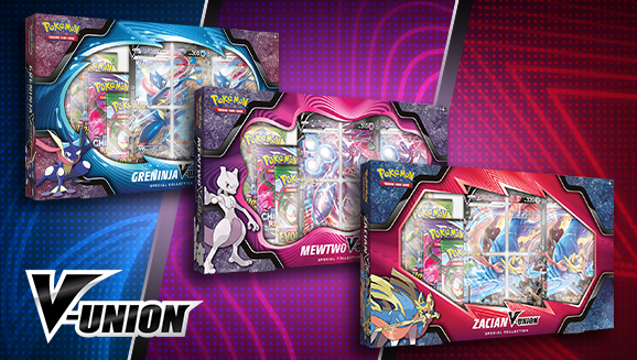 V-UNION Special Collection Greninja Mewtwo or Zacian - Pokemon Card Center