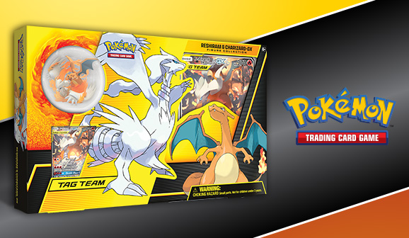 Pokémon TCG: Reshiram & Charizard-GX Figure Collection
