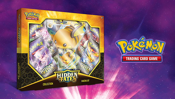 <em>Hidden Fates</em> Collection—Charizard-<em>GX</em>, Raichu-<em>GX</em>, or Gyarados-<em>GX</em>