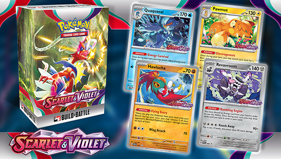 Dive into Paldea with the Pokémon TCG: Scarlet & Violet Build & Battle Box