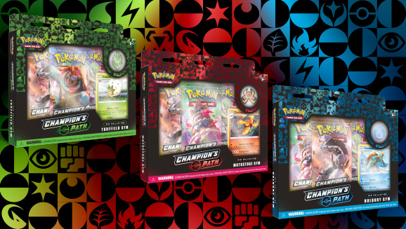 Pokémon TCG: Champion’s Path Pin Collections: Turffield, Hulbury, and Motostoke Gyms