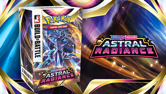 Get the Pokémon TCG: Sword & Shield—Astral Radiance Build & Battle Box Early