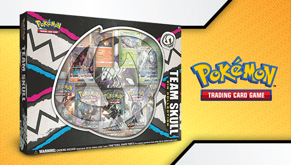 Team Skull Pin Collection Featuring Golisopod-<em>GX</em> and Salazzle-<em>GX</em>