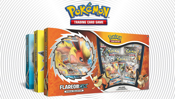 Pokémon TCG: Vaporeon-<em>GX</em>, Jolteon-<em>GX</em>, and Flareon-<em>GX</em> Special Collections