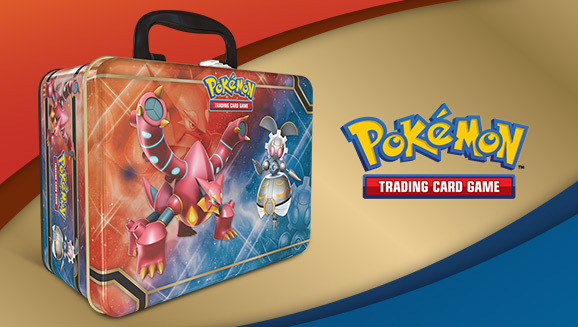 Pokemon Collectors Chest Tin Opening