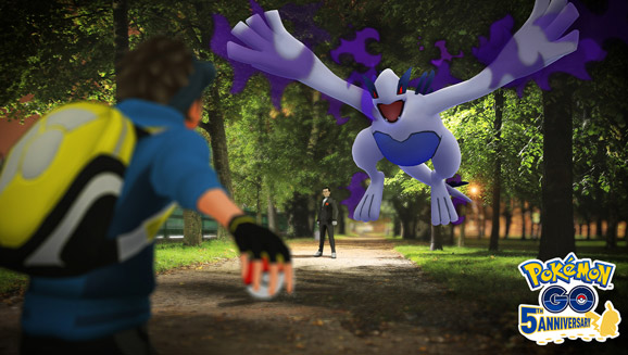 Team GO Rocket Brings Shadow Lugia to Pokémon GO’s Festival of Lights