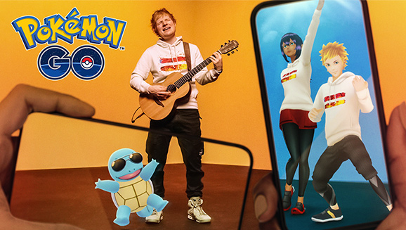 Ed Sheeran Hits a High Note in a Special Performance in Pokémon GO on November 22