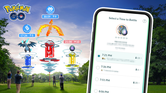 RSVP to Pokémon GO Raids