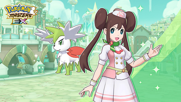 ◓ Pokémon Masters EX: Evento 'Super Tour Guide Rosa' estreia Sync Pair de Rosa & Shaymin