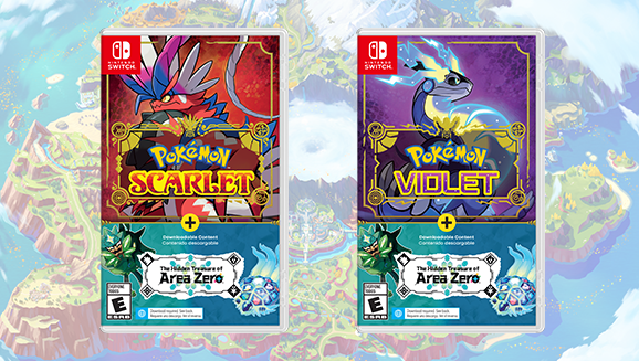 Pokémon Scarlet or Pokémon Violet + DLC Bundles Now Available