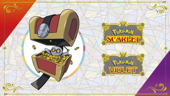 Get a Special Gimmighoul in Pokémon Scarlet or Pokémon Violet via Mystery Gift