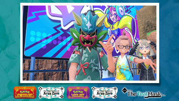 POKEMON SCARLET DLC THE TEAL MASK - PART 1 