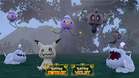 Catch Drifloon, Phantump, Mimikyu, and Greavard in a Mass Outbreak Event