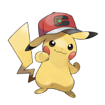 Shiny Pikachu (ash hat) 